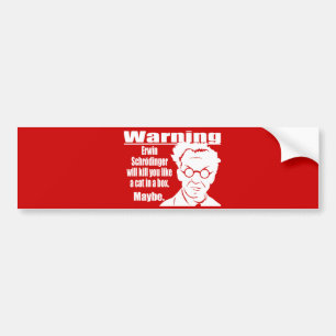 Adesivo Para Carro O Bumpersticker de Schrodinger