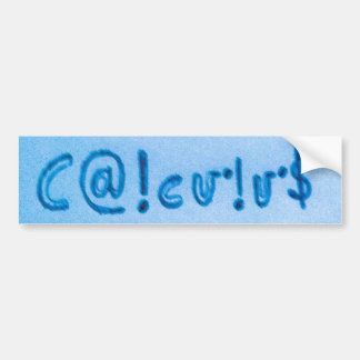 Adesivo Para Carro o cálculo calculu$ coexiste