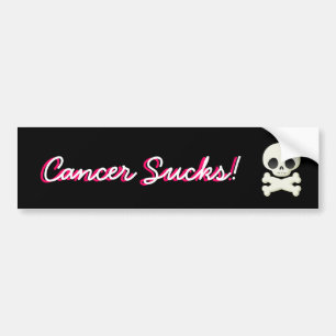 Adesivo Para Carro O cancer suga!