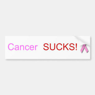 Adesivo Para Carro O cancer SUGA! Autocolantes no vidro traseiro