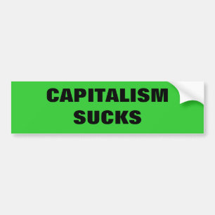 ADESIVO PARA CARRO O CAPITALISMO DO #OWS SUGA