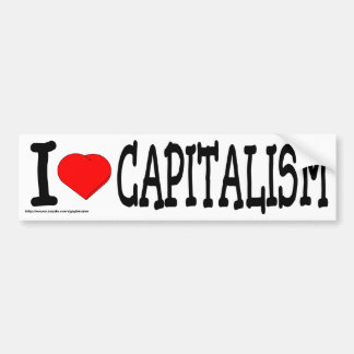 Adesivo Para Carro O capitalismo é bom