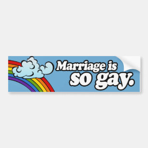 ADESIVO PARA CARRO O CASAMENTO É TÃO GAY
