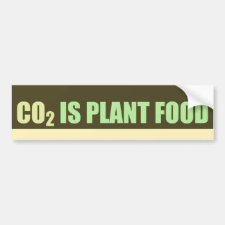Adesivo Para Carro O CO2 é Comida da planta
