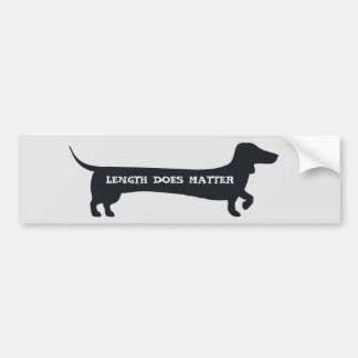 Adesivo Para Carro O comprimento engraçado importa bumpersticker do