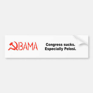 Adesivo Para Carro O congresso suga. Especialmente Pelosi
