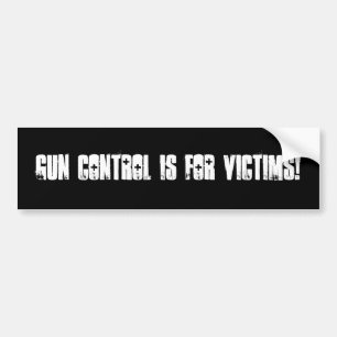 Adesivo Para Carro O controlo de armas é para vítimas!