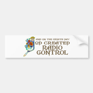 Adesivo Para Carro O deus criou o controle de rádio