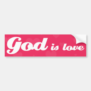 Adesivo Para Carro O deus é amor