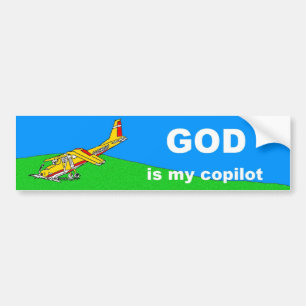 Adesivo Para Carro o deus é meu copiloto