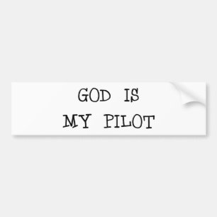 Adesivo Para Carro O deus é meu piloto