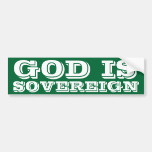 Adesivo Para Carro O deus é soberano