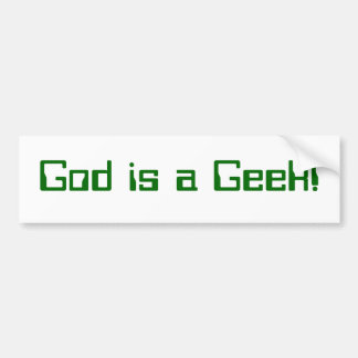 Adesivo Para Carro O deus é um geek!