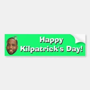 Adesivo Para Carro O dia de Kilpatrick feliz!.