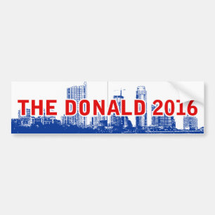 Adesivo Para Carro O Donald 2016 - trunfo para o presidente