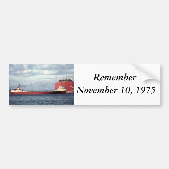 Adesivo Para Carro O Edmund Fitzgerald (Frente)