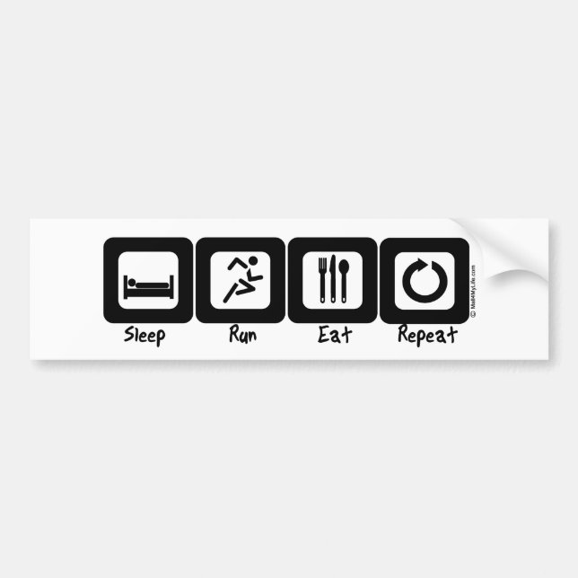 Adesivo Para Carro O funcionamento do sono come a repetição (Frente)