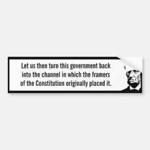 Adesivo Para Carro O governo do retorno à constituição (Lincoln)