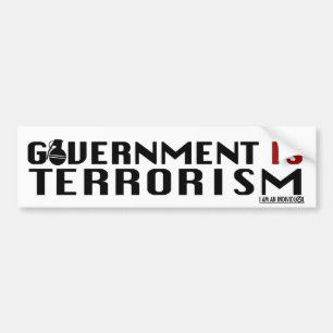 ADESIVO PARA CARRO O GOVERNO É TERRORISMO