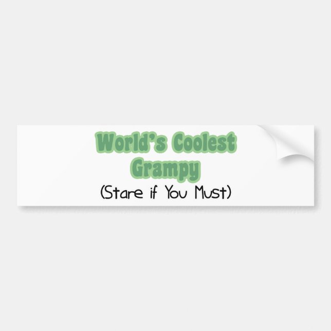 Adesivo Para Carro O Grampy o mais fresco do mundo (Frente)