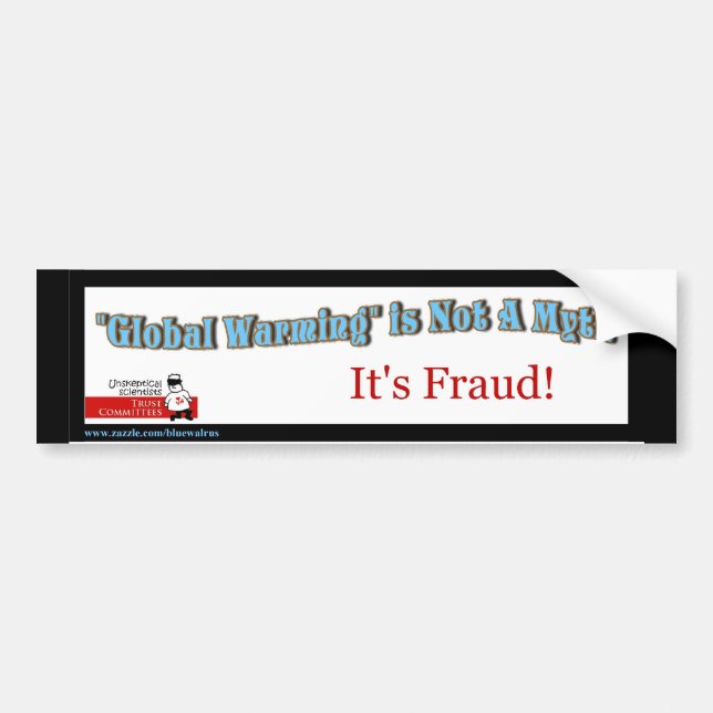 Adesivo Para Carro o *GW é Fraud_Bumpersticker (Frente)