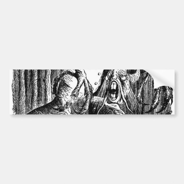 Adesivo Para Carro O Jabberwocky (Frente)