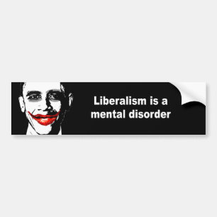 ADESIVO PARA CARRO O LIBERALISMO É UM TRANSTORNO MENTAL