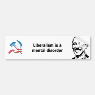 Adesivo Para Carro O liberalismo é um transtorno mental
