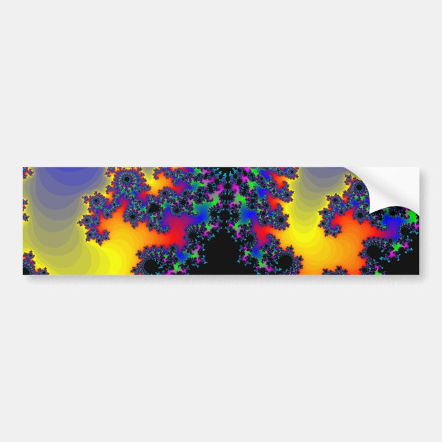 Adesivo Para Carro O limite do Fractal: (Frente)