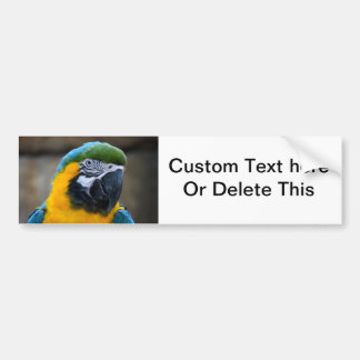 Adesivo Para Carro o macaw do azul e do ouro repete mecanicamente a