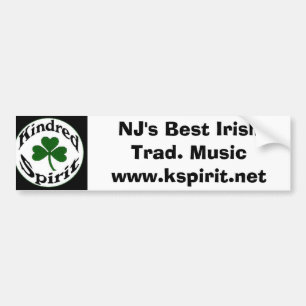 Adesivo Para Carro O melhor Trad irlandês de NJ. Etiqueta da música