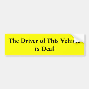 Adesivo Para Carro O motorista deste veículo é autocolante no vidro