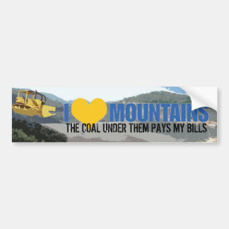 Adesivo Para Carro o mountaindozer, AMOR, O CARVÃO SOB ELES PAGA M…