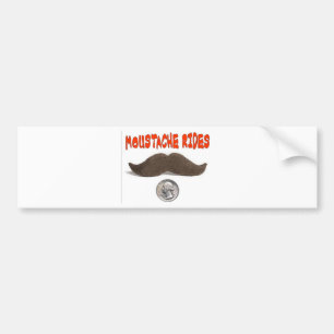 ADESIVO PARA CARRO O MOUSTACHE MONTA 25 CENTAVOS