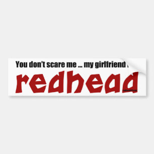 Adesivo Para Carro O namorada é Redhead