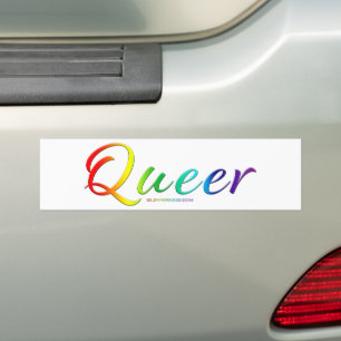 Adesivo Para Carro O orgulho gay artístico queer do SlipperyJoe dá LG