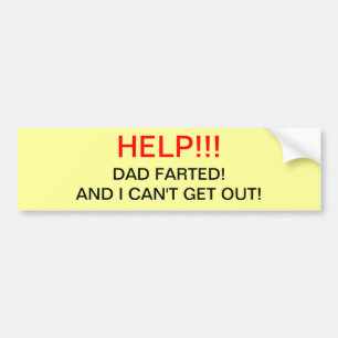 Adesivo Para Carro O pai Farted