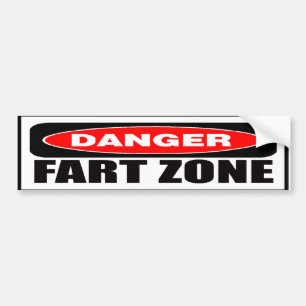 Adesivo Para Carro O perigo Fart autocolante no vidro traseiro da