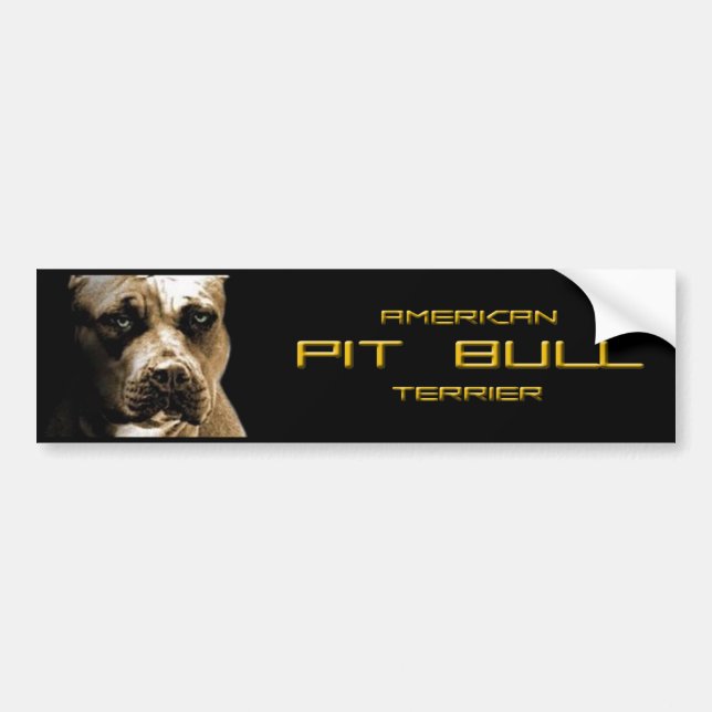 Adesivo Para Carro O PITbull (Frente)