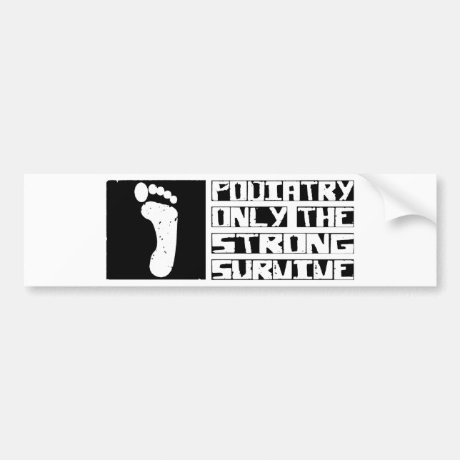Adesivo Para Carro O Podiatry sobrevive (Frente)
