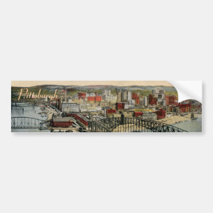 Adesivo Para Carro O ponto Pittsburgh 1931 Bumper Sticker