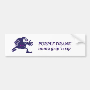 Adesivo Para Carro O roxo bebeu
