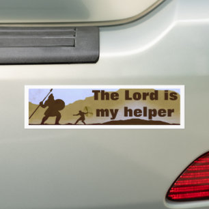 Adesivo Para Carro O Senhor é meu ajudante