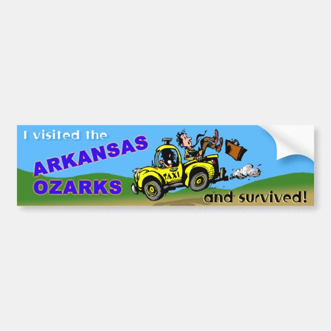Adesivo Para Carro O sobrevivente do visitante de Arkansas (Frente)