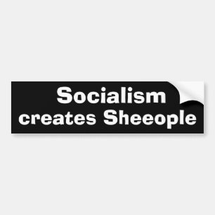 Adesivo Para Carro O socialismo cria as pessoas