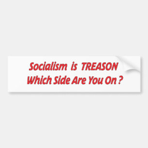 Adesivo Para Carro O socialismo é traição