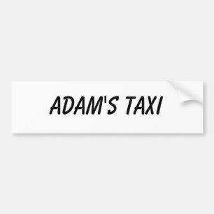 ADESIVO PARA CARRO O TÁXI DE ADAM
