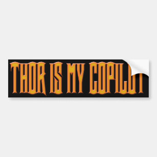 Adesivo Para Carro O Thor é meu copiloto