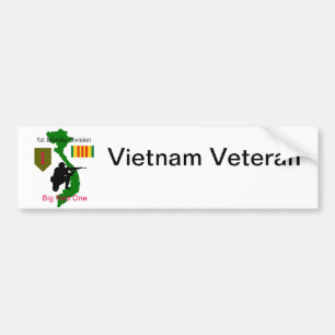 Adesivo Para Carro ø Vara do pára-choque do veterano de Vietnam da