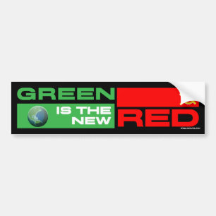 Adesivo Para Carro O verde é o vermelho novo